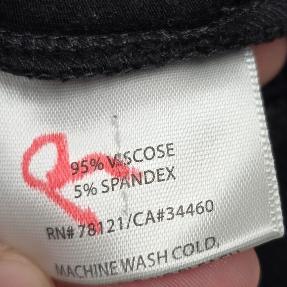 Eileen Fisher Jacket Womens Large Black Asymmetrical Zipper 1/3 Sleeve Stretch - Picture 6 of 12